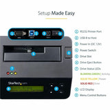StarTech.com Single Bay SSD/HDD Hard Drive Eraser, 2.5"/3.5" , Standalone Wiper, Disk Sanitizer, Hardware Wiper Erasing Tool, NIST/DoD/TAA