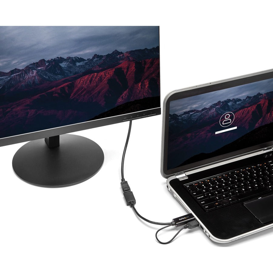 StarTech.com HDMI to DisplayPort Adapter - 4K 30Hz - HDMI to DisplayPort Converter - Compact HDMI to DP Adapter - USB-Powered
