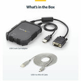 StarTech.com Laptop to Server KVM Console, Rugged USB Crash Cart Adapter with File Transfer and Video Capture, TAA