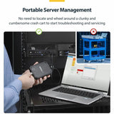 StarTech.com Laptop to Server KVM Console, Rugged USB Crash Cart Adapter with File Transfer and Video Capture, TAA