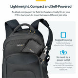 StarTech.com Laptop to Server KVM Console, Rugged USB Crash Cart Adapter with File Transfer and Video Capture, TAA