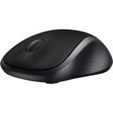 Logitech M310 Wireless Mouse, 2.4 GHz with USB Nano Receiver, 1000 DPI Optical Tracking, 18 Month Battery, Ambidextrous, Compatible with PC, Mac, Laptop, Chromebook (Black)