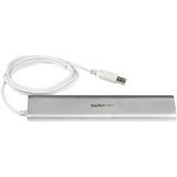StarTech.com 7-Port USB Hub, USB A to 7x USB-A Ports, USB 5Gbps, Self-Powered, Portable Laptop USB 3.0 Hub Expansion with Power Supply