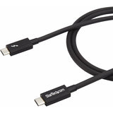 StarTech.com 1m (3.3ft) Thunderbolt 3 Cable, 20Gbps, 100W PD, 4K Video, Thunderbolt-Certified, Compatible w/ TB4/USB 3.2/DisplayPort