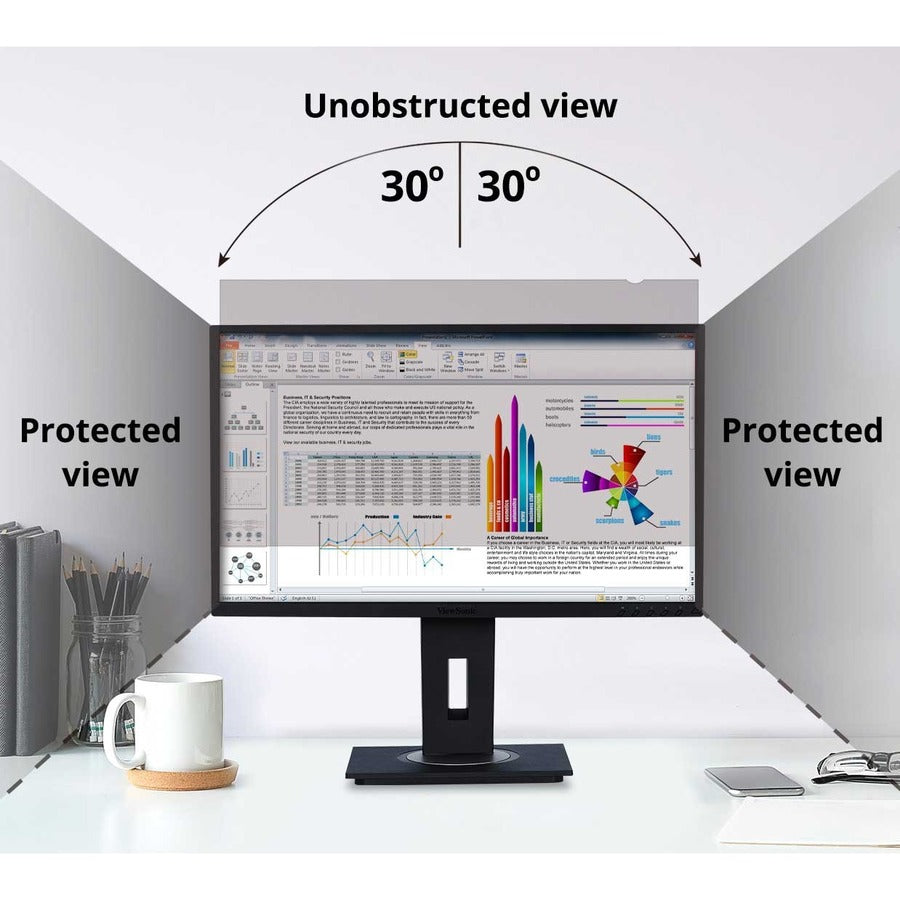 ViewSonic Privacy Screen Filter Black