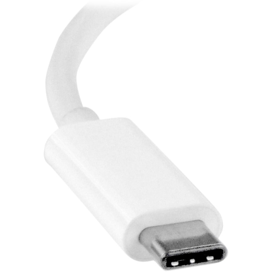 Adaptateur USB-C vers DVI StarTech.com - Blanc - Compatible Thunderbolt 3 - 1920 x 1200 - Adaptateur USB-C vers DVI pour appareils USB-C tels que votre iPad Pro 2018 - Convertisseur DVI-I