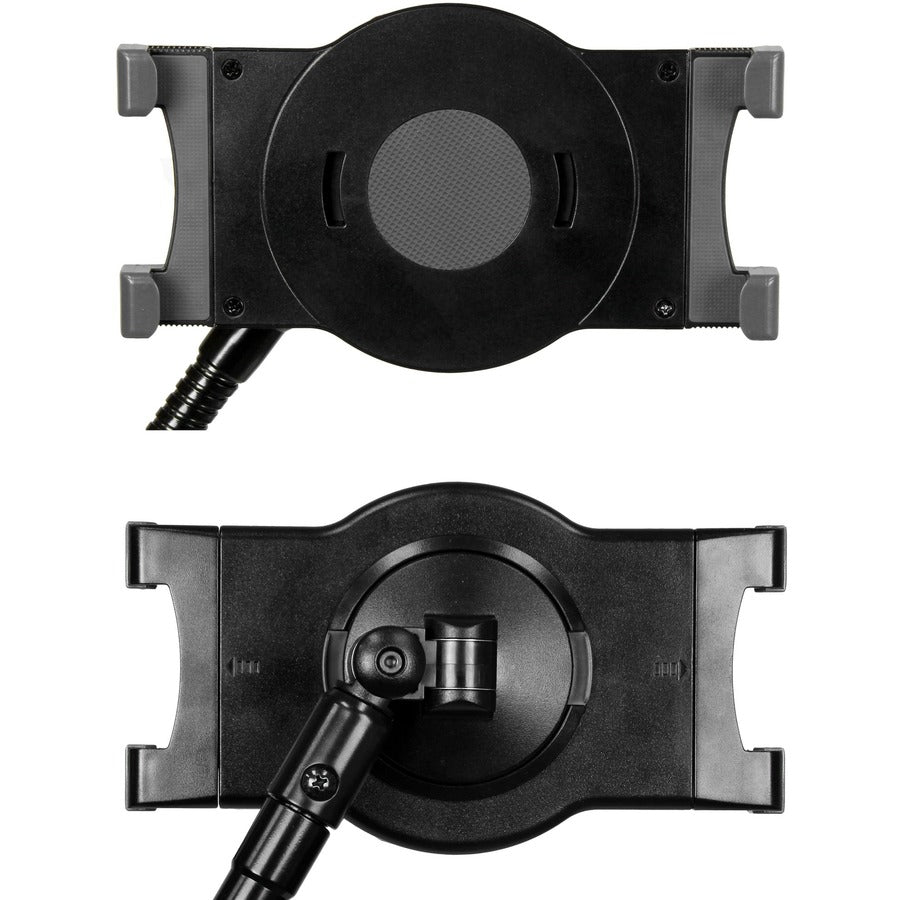 StarTech.com Gooseneck Tablet Holder - For Most 7" to 11" Tablets - Adjustable clamp fits tablet width or length of 6.5" to 7.8" (166 to 200 mm) - Flexible arm tablet mount bends 360 degrees in any direction - Tilts / Turns / Rotates - Mounts to surface t