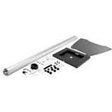 StarTech.com Secure Tablet Floor Stand - Security lock protects your tablet from theft and tampering - Supports iPad and other 9.7" tablets - Fixed Height of approx. 42" (1060 mm) - Built-in cable management - Covered Home button - TAA compliant - Thread