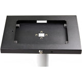 StarTech.com Secure Tablet Floor Stand - Security lock protects your tablet from theft and tampering - Supports iPad and other 9.7" tablets - Fixed Height of approx. 42" (1060 mm) - Built-in cable management - Covered Home button - TAA compliant - Thread