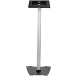 StarTech.com Secure Tablet Floor Stand - Security lock protects your tablet from theft and tampering - Supports iPad and other 9.7" tablets - Fixed Height of approx. 42" (1060 mm) - Built-in cable management - Covered Home button - TAA compliant - Thread