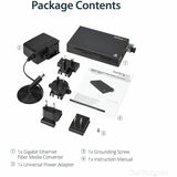 StarTech.com Gigabit Ethernet Copper-to-Fiber Media Converter - SM LC - 20 km - Ethernet Media Converter - GbE Converter