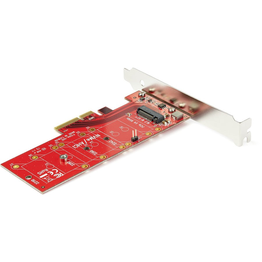 StarTech.com M.2 Adapter - x4 PCIe 3.0 NVMe - Low Profile and Full Profile - SSD PCIE M.2 Adapter - M2 SSD - PCI Express SSD