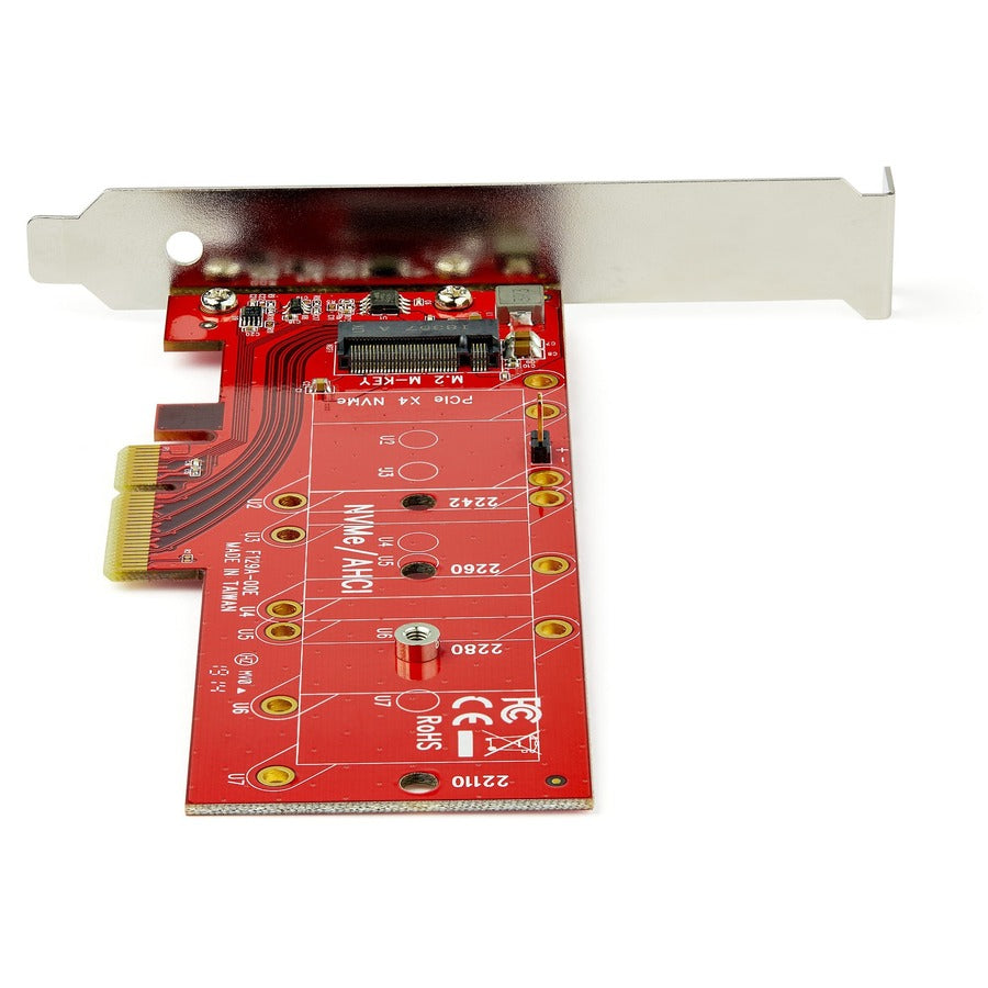 StarTech.com M.2 Adapter - x4 PCIe 3.0 NVMe - Low Profile and Full Profile - SSD PCIE M.2 Adapter - M2 SSD - PCI Express SSD
