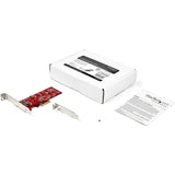 StarTech.com M.2 Adapter - x4 PCIe 3.0 NVMe - Low Profile and Full Profile - SSD PCIE M.2 Adapter - M2 SSD - PCI Express SSD