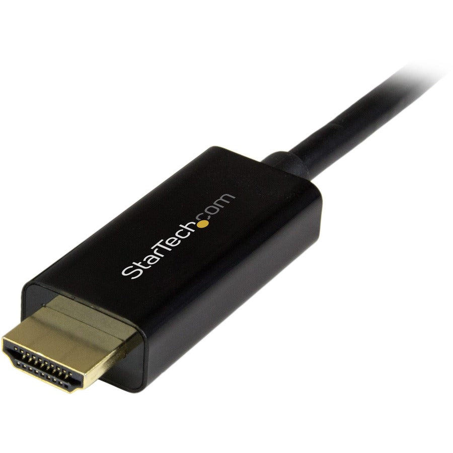 Câble adaptateur DisplayPort vers HDMI StarTech.com de 5 m (16 pi), vidéo 4K 30 Hz, convertisseur DP 1.2 vers HDMI pour moniteur/écran HDMI, passif