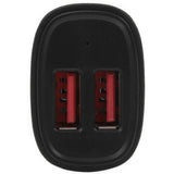 Star Tech.com Dual Port USB Car Charger - Black - High Power 24W/4.8A - 2 port USB Car Charger - Charge two tablets at once