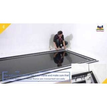 ViewSonic BrilliantColorPanel BCP120 120" (3048 mm) Projection Screen