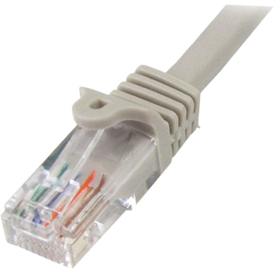 StarTech.com 5m Cat5e Patch Cable with Snagless RJ45 Connectors - Grey - 5 m Patch Cord