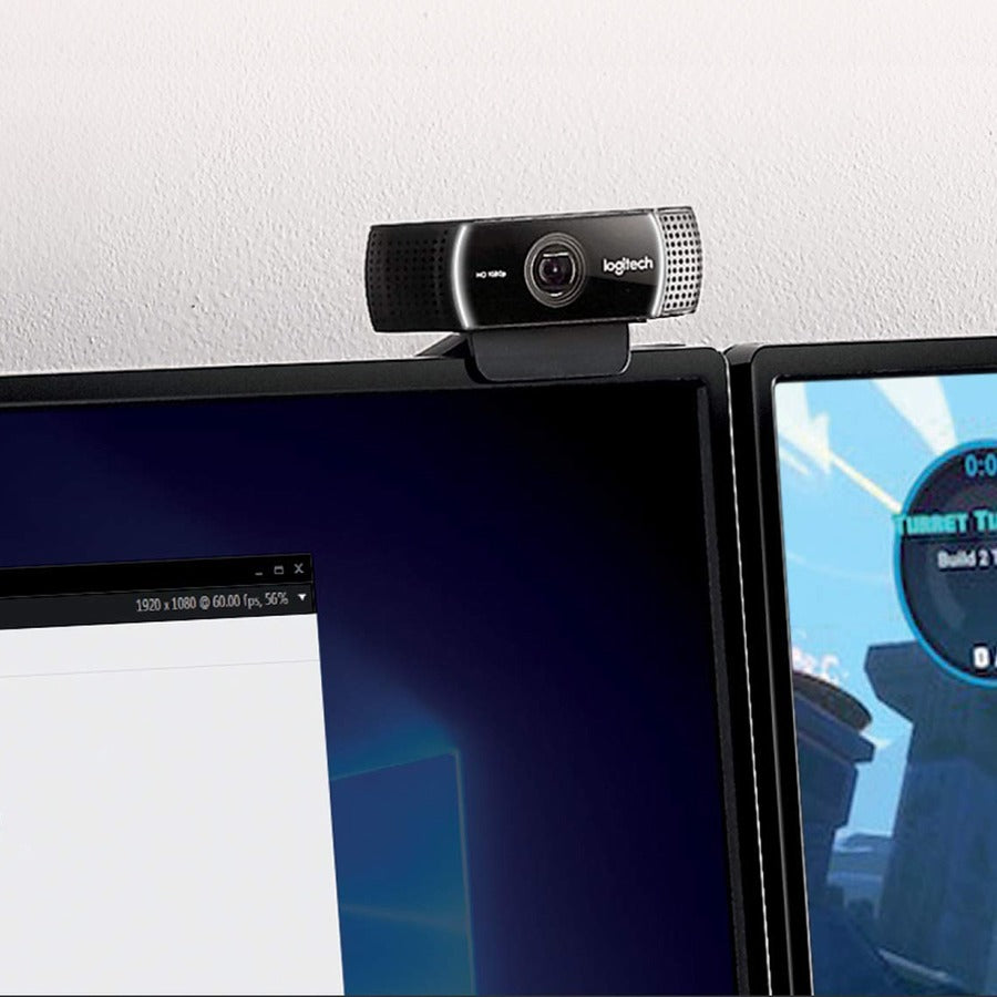 Logitech C922 Webcam - 2 Megapixel - 60 fps - USB 2.0