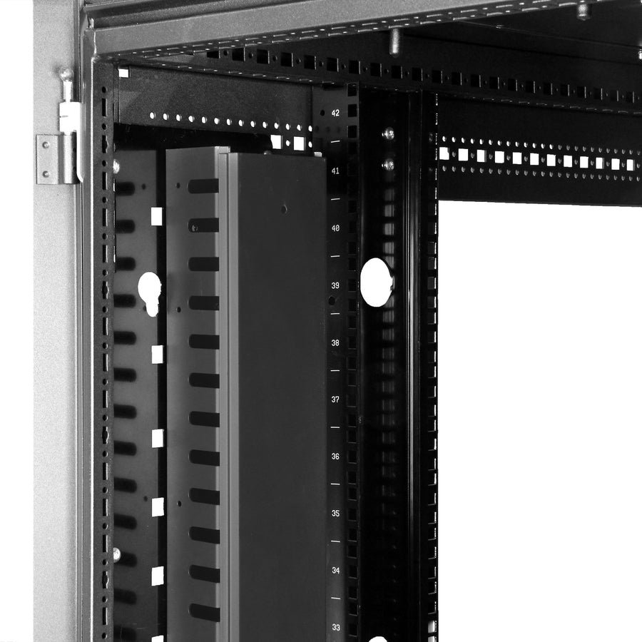 3ft Vertical Cable Manager - 20U Finger Duct - 0U