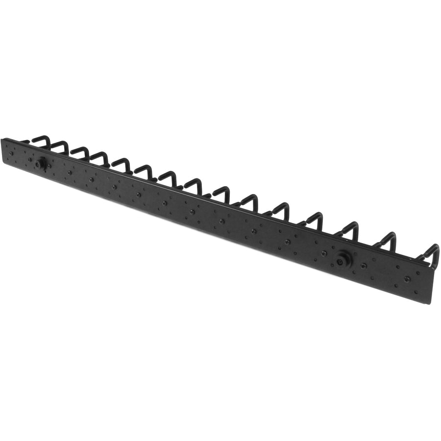 StarTech.com Vertical Cable Organizer with D-Ring Hooks - Vertical Cable Management Panel - 40U - 6 ft.