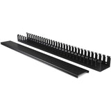 6ft Vertical Cable Manager - 40U Finger Duct - 0U