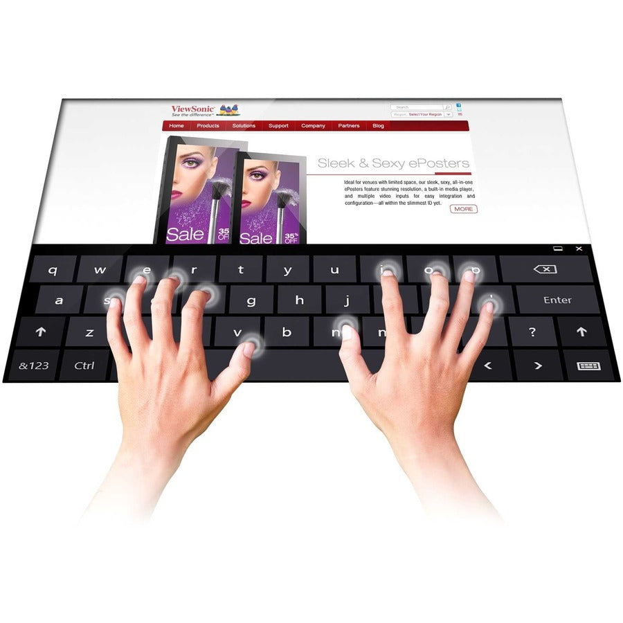 ViewSonic TD2430 24" Class LCD Touchscreen Monitor - 16:9 - 25 ms