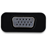 Adaptateur USB-C vers VGA StarTech.com avec alimentation 60 W - Convertisseur vidéo USB-C vers VGA 1080p avec charge - Noir
