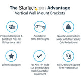 Rack serveur vertical en acier StarTech.com 6U 19 pouces et montage mural