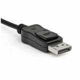 Adaptateur StarTech.com DisplayPort vers HDMI, convertisseur vidéo actif 4K 60 Hz DP 1.4 vers HDMI 2.0 pour moniteur/écran, connecteur DP verrouillable