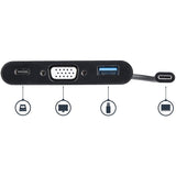 StarTech.com USB-C VGA Multiport Adapter - USB-A Port - with Power Delivery (USB PD) - USB C Adapter Converter - USB C Dongle