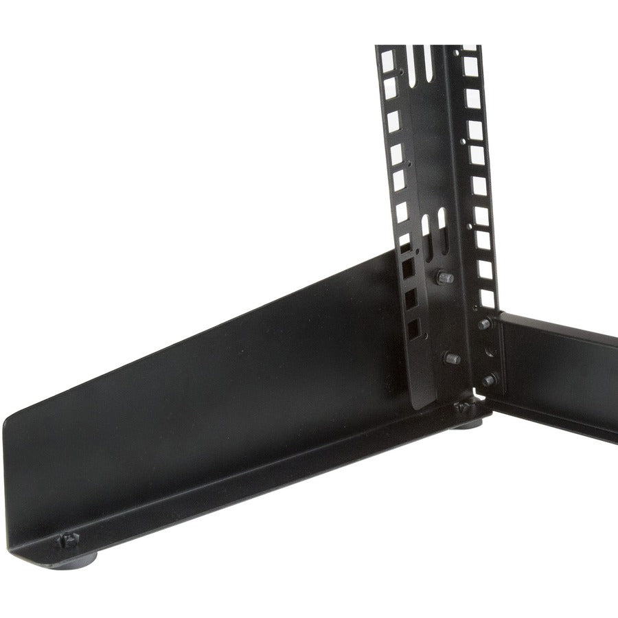 StarTech.com 2-Post 8U Desktop Server Rack, Open Frame 19in Computer Rack, Small Home/Office Rack for AV / Studio / Data / IT Equipment
