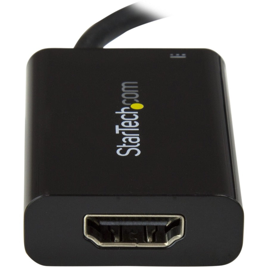 StarTech.com USB C to HDMI 2.0 Adapter 4K 60Hz with 60W Power Delivery Pass-Through Charging - USB Type-C to HDMI Video Converter - Black
