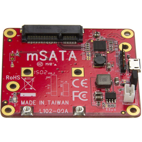 StarTech.com USB to mSATA Converter for Raspberry Pi and Development Boards - USB to mini SATA Adapter for Raspberry Pi