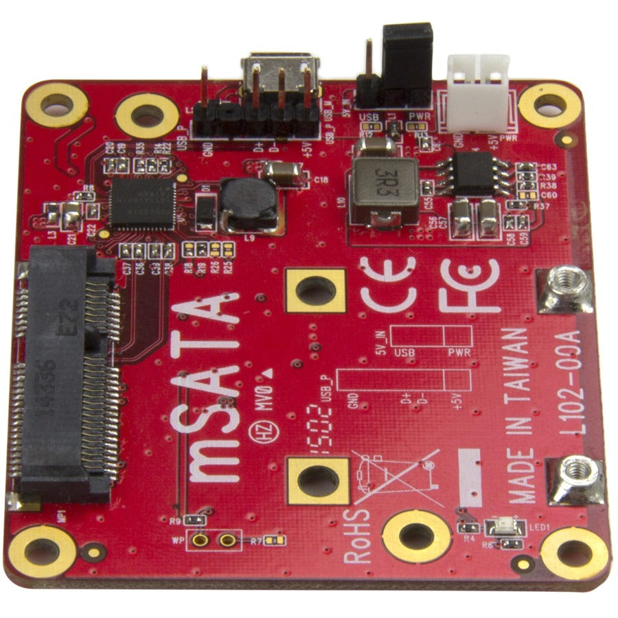 StarTech.com USB to mSATA Converter for Raspberry Pi and Development Boards - USB to mini SATA Adapter for Raspberry Pi