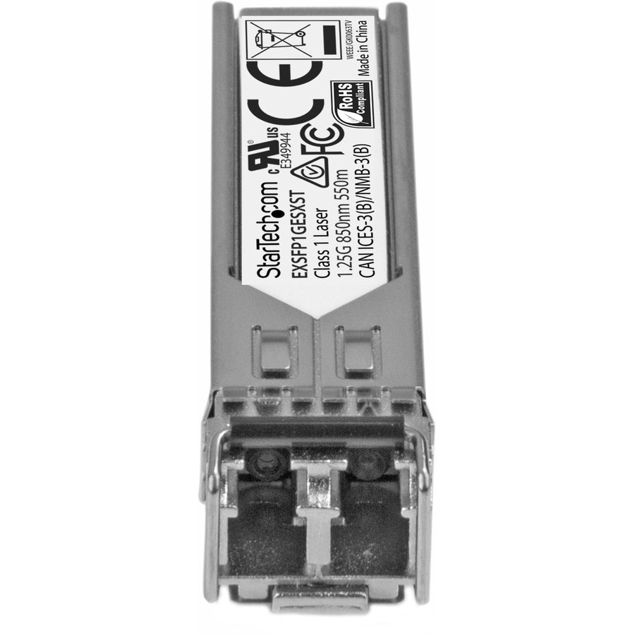StarTech.com Juniper EX-SFP-1GE-LX Compatible SFP Module - 1000BASE-LX - 1GE SFP 1GbE Single Mode Fiber SMF Optic Transceiver 10km DDM
