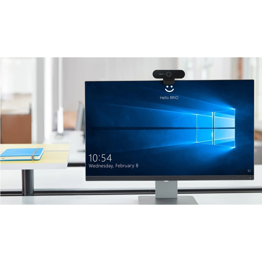Webcam Logitech BRIO - 90 ips - Noir - USB 3.0