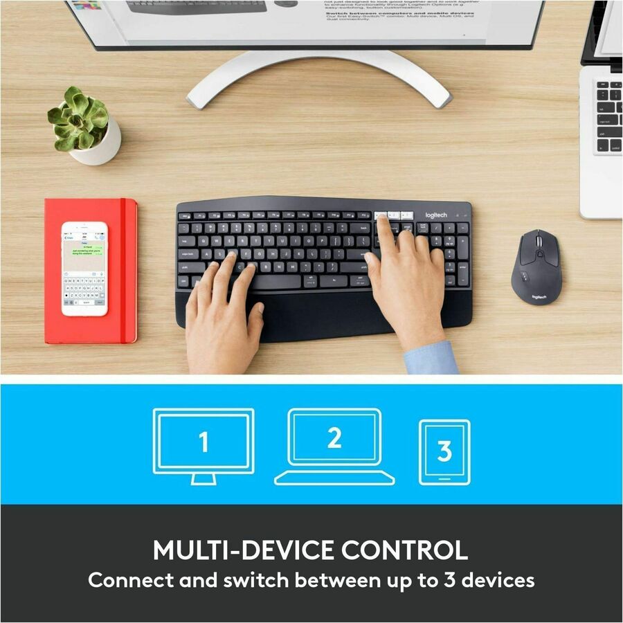 Logitech&reg; MK850 Performance Wireless Keyboard and Mouse Combo