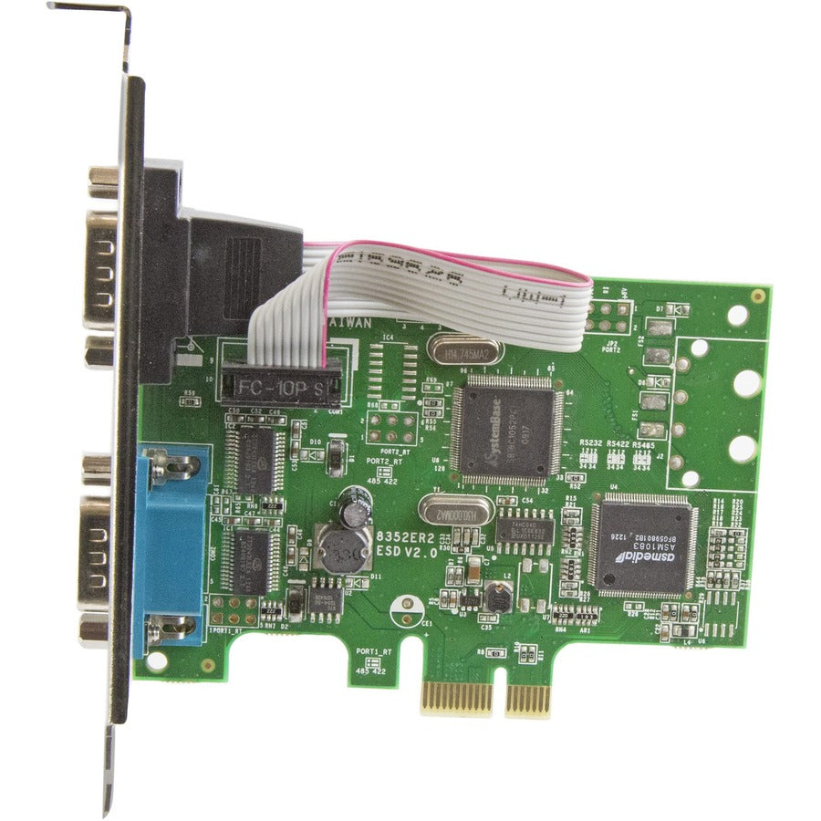 Carte série PCI Express StarTech.com - 2 ports - Double canal 16C1050 UART
