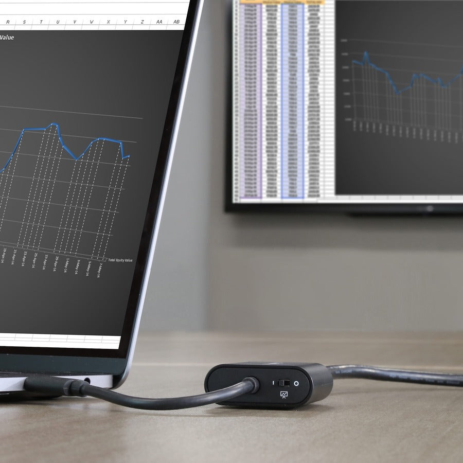 StarTech.com USB-C to VGA Adapter - 1920x1200 - USB C Adapter - USB Type C to VGA Monitor / Projector Adapter
