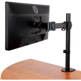 StarTech.com Desk Mount Monitor Arm 34" (17.6lb/8kg) VESA Displays, Articulating Monitor Pole Mount, Height Adjustable, Clamp/Grommet 