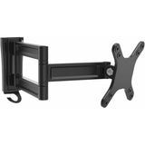 StarTech.com Wall Mount Monitor Arm, Dual Swivel, Supports 13'' to 34" (33.1lb/15kg) Monitors, VESA Mount, TV Wall Mount, TV Mount 