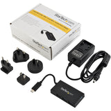 StarTech.com 4 Port USB C Hub - USB-C to 4x USB-A (USB 3.0/3.2 Gen 1 SuperSpeed 5Gbps) - USB Bus or Self Powered - BC 1.2 Charging Hub
