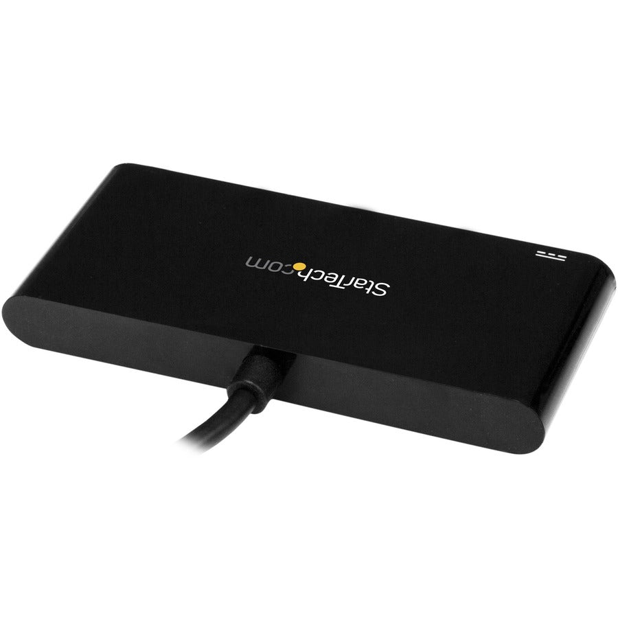 StarTech.com 4 Port USB C Hub with 4x USB Type-A (USB 3.0 SuperSpeed 5Gbps) - 60W Power Delivery Passthrough - Portable C to A Adapter Hub