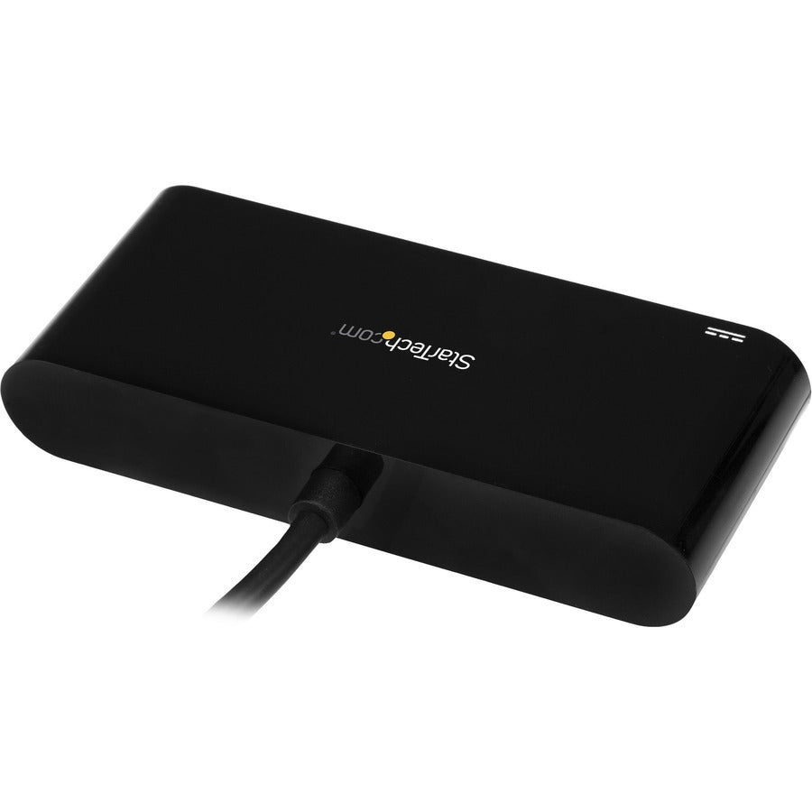 StarTech.com USB-C to Ethernet Adapter with 3-Port USB 3.0 Hub and Power Delivery - USB-C GbE Network Adapter + USB Hub w/ 3 USB-A Ports
