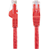 StarTech.com 150ft CAT6 Ethernet Cable - Red Snagless Gigabit - 100W PoE UTP 650MHz Category 6 Patch Cord UL Certified Wiring/TIA