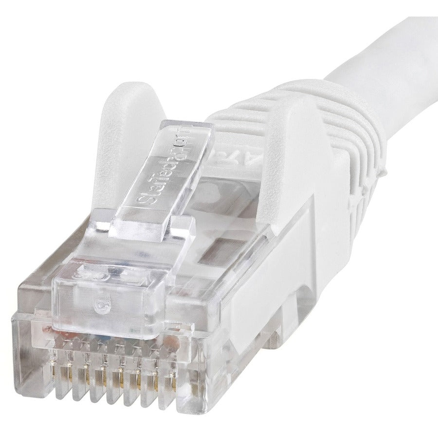 StarTech.com 150ft CAT6 Ethernet Cable - White Snagless Gigabit - 100W PoE UTP 650MHz Category 6 Patch Cord UL Certified Wiring/TIA