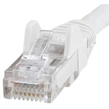 StarTech.com 150ft CAT6 Ethernet Cable - White Snagless Gigabit - 100W PoE UTP 650MHz Category 6 Patch Cord UL Certified Wiring/TIA