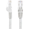 StarTech.com 150ft CAT6 Ethernet Cable - White Snagless Gigabit - 100W PoE UTP 650MHz Category 6 Patch Cord UL Certified Wiring/TIA
