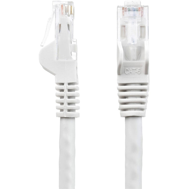 StarTech.com 150ft CAT6 Ethernet Cable - White Snagless Gigabit - 100W PoE UTP 650MHz Category 6 Patch Cord UL Certified Wiring/TIA